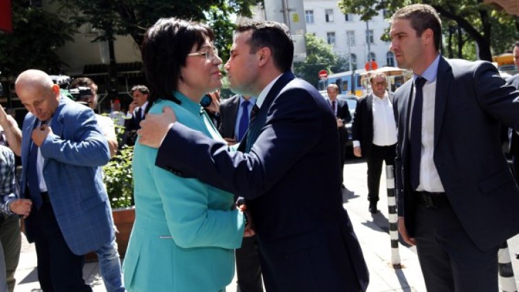 Нинова и Заев – партийно приятелство и още нещо