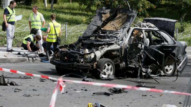 Полковник загина при взривяване на колата му в Киев 