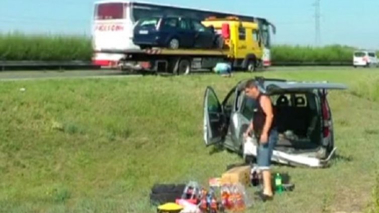 Тежка катастрофа в Унгария &ndash; участва български автомобил
