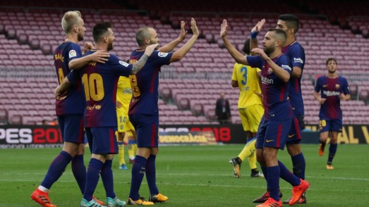 Оставка в Барса заради мача с Лас Палмас