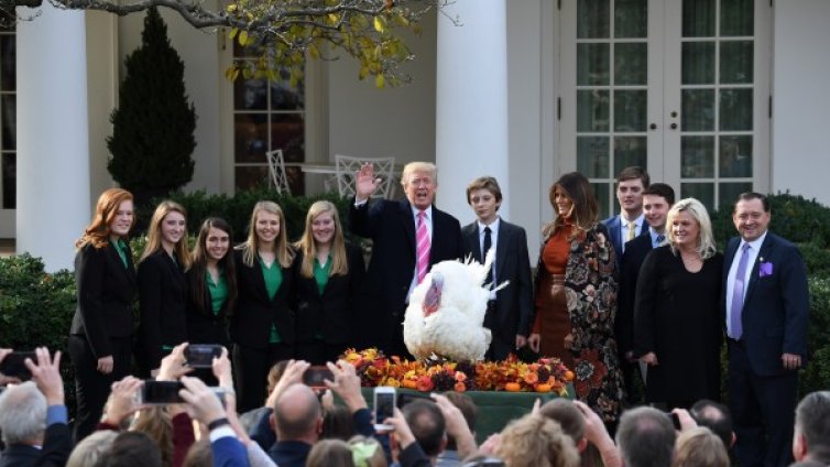 Тръмп помилва двойка пуйки за Деня на благодарността 