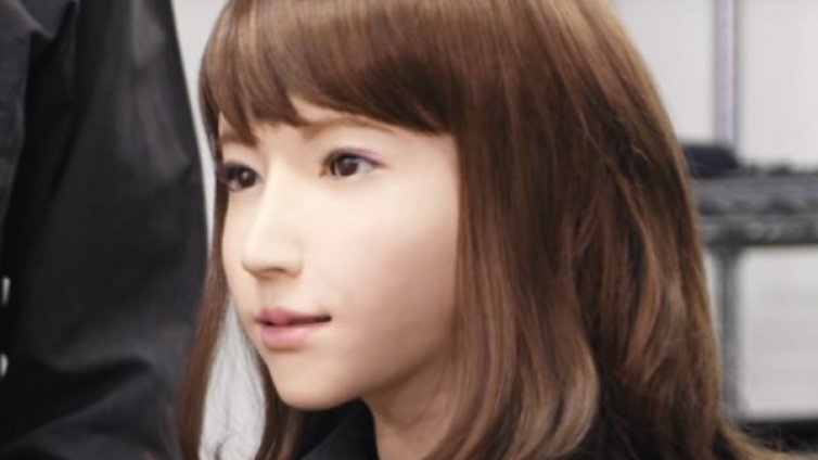 Нова тв водеща в Япония &ndash; Ерика, робот!