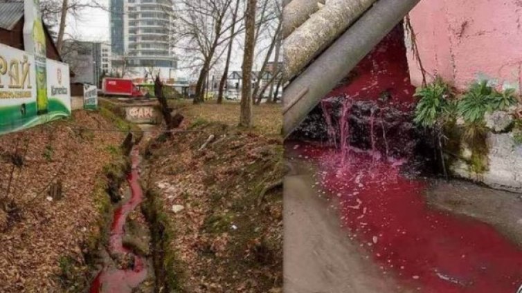 Червена вода шашна екоинспектори във Варна