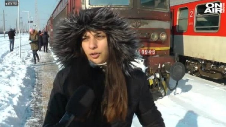 Ледено пътуване: Над 10 часа с влак от София до Бургас! При -13&deg;C!