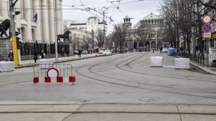 Удължиха пешеходната зона на "Витошка" &ndash; до "Св. Неделя"