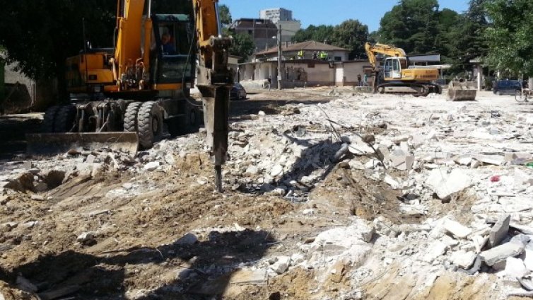 Поредна тапа в София &ndash; ремонт на бул. "Васил Левски"