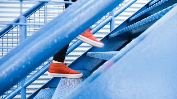 Енергичното изкачване на стълби - идеалната тренировка