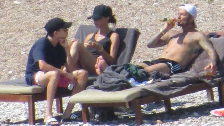 Дейвид и Виктория Бекъм &ndash; на плажа в Хърватия