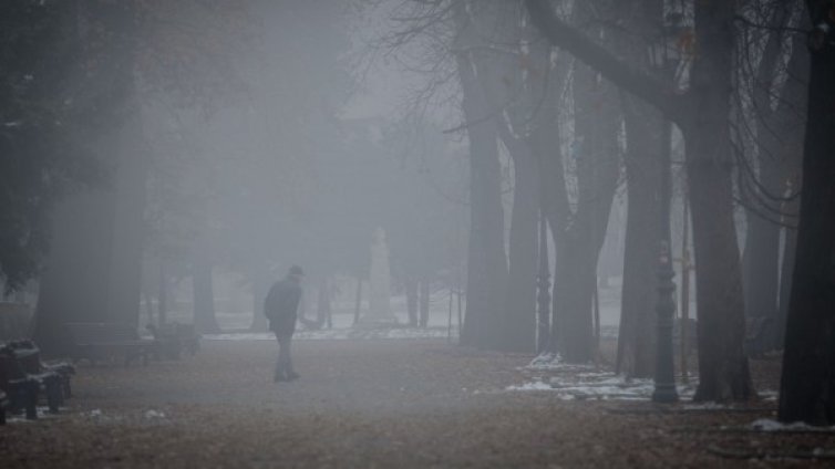 Левче, но не за кефче с автобуса из вдигналия се леко смог над София 