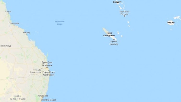 Силен трус в Нова Каледония. Oпасност от цунами!