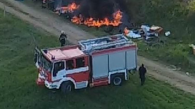  Жена пострада при пожар в село Изгрев