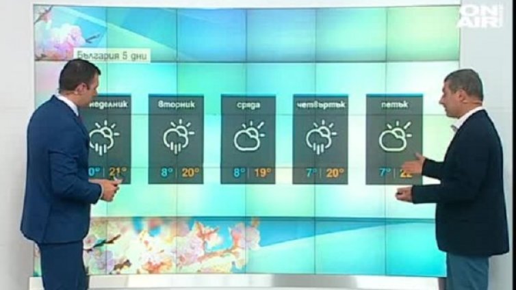 Пролетно време през тази седмица
