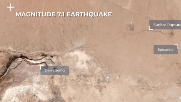 След труса в Калифорния &ndash; появи се пукнатина, която се вижда от Космоса