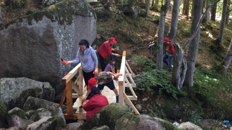 Пощенска банка обнови екопътека на Витоша 