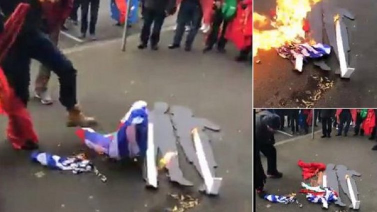 Запалиха българско знаме пред консулство на Северна Македония