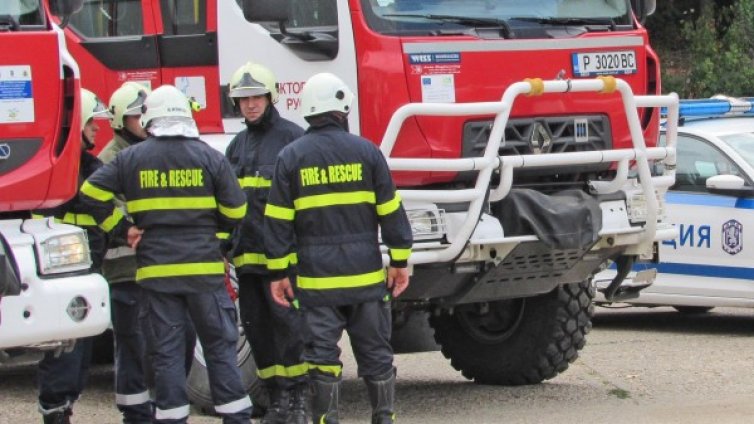 Пожар изпепели цех за месо в Плевен 