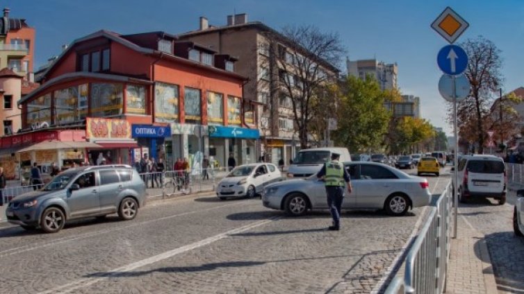 Верижна катастрофа на новото кръстовище на "Красно село" 