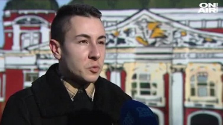 Египетски художник пренася Народния театър в "Обеля"