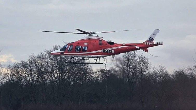 Транспортираха 32-годишен с въздушна линейка от Сливен в София