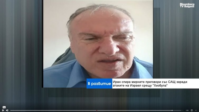 Чуков: Скорошно примирие в Близкия изток не е в интересите на много играчи