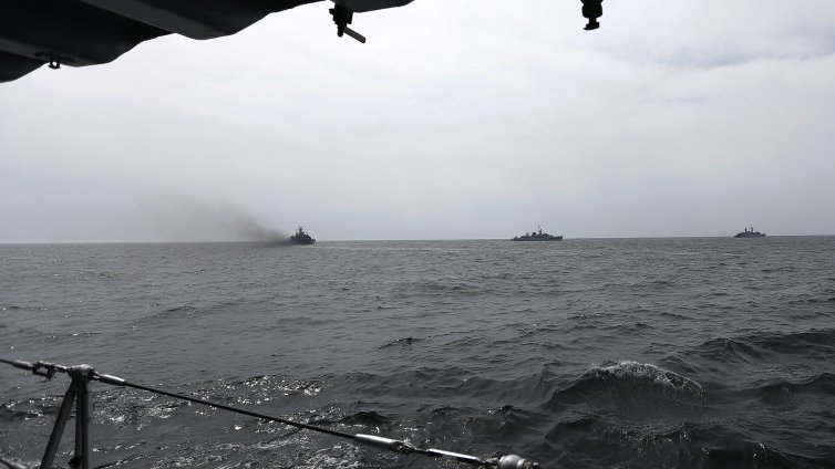 Пожар избухна на танкер срещу румънския черноморски бряг