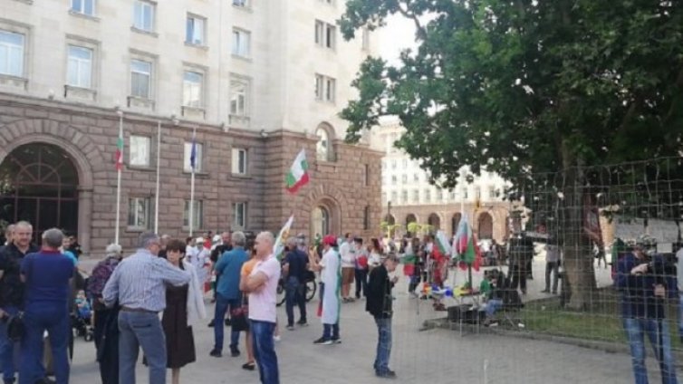 18-и ден на антиправителствени протести в центъра на София