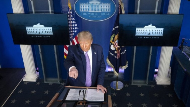 Facebook за пръв път изтри пост на Тръмп 