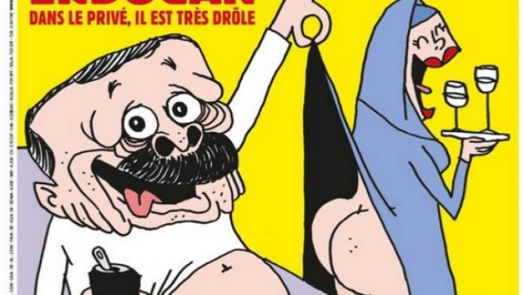 Ердоган в карикатура на корицата на &bdquo;Шарли ебдо&ldquo;