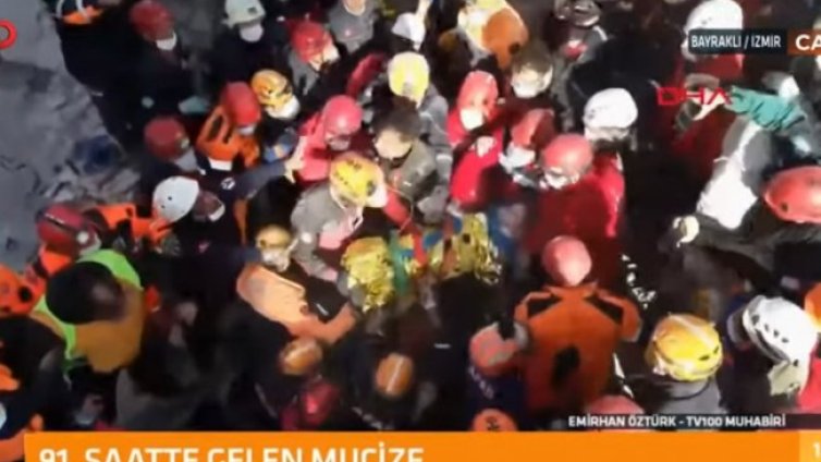 Чудо 91 часа след труса в Измир: Спасиха малко момиченце