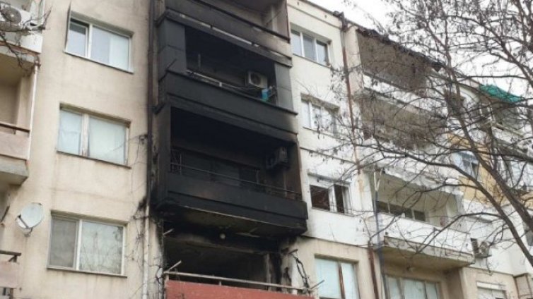 Жилищна кооперация пламна в  Пловдив, имало е евакуирани