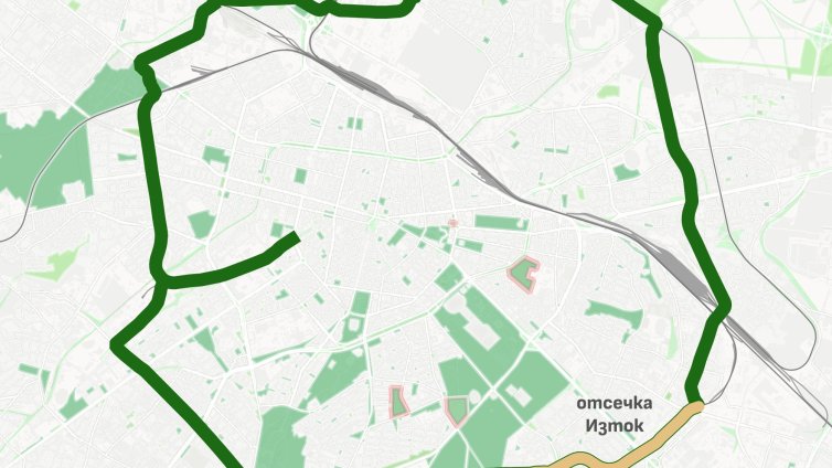 София ускорява изграждането на "Зеления ринг"