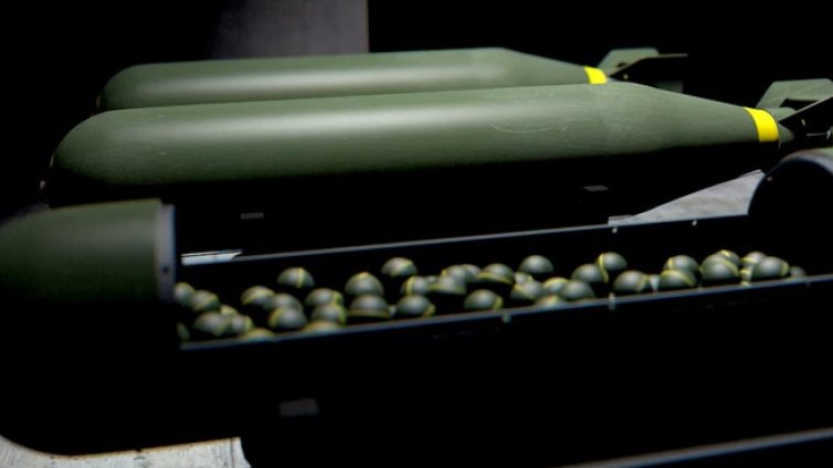 50% от иранските балистични ракети са били със забранените "клъстерни" бомби