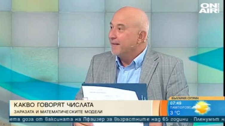 Математик: Нов локдаун около 15 октомври при 7 хиляди заразени на ден