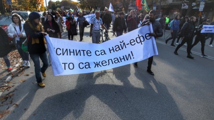 Пореден протест срещу "зелените сертификати"