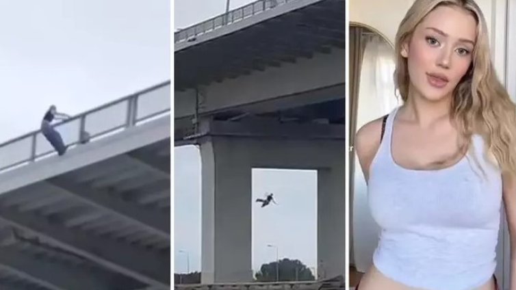 Турска инфлуенсърка скочи от мост, баща ѝ с шокиращо изявление