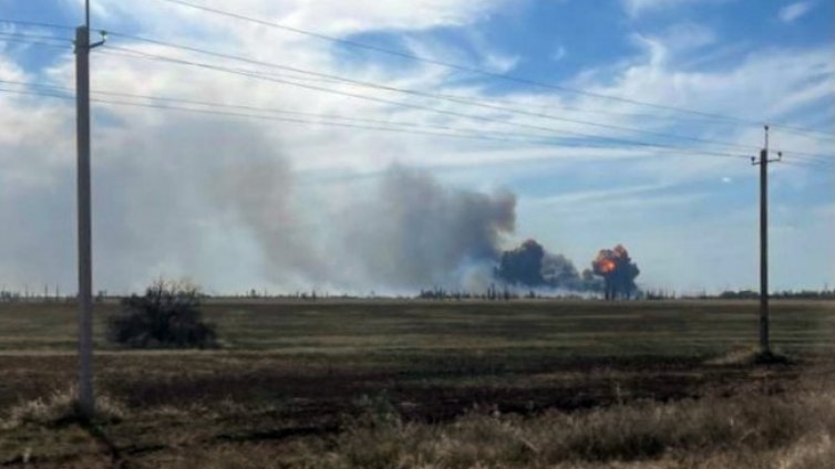 Москва потвърди взривовете в Крим - и този път били заради "пожар"