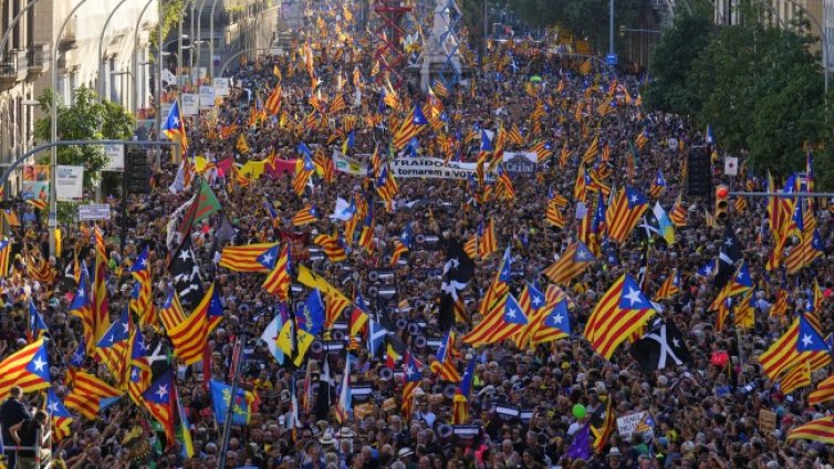 Демонстрация в Каталуния търси независимост