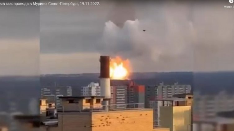 Взрив на газопровод край Санкт Петербург, няма заплаха за населението