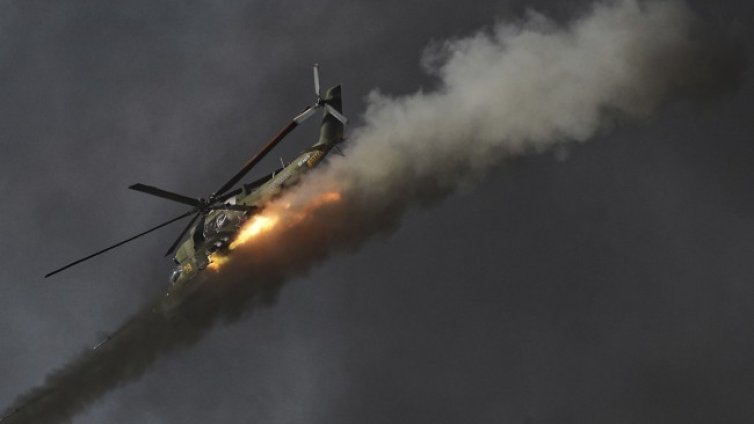 Украйна атакува руските позиции със съветски хеликоптери
