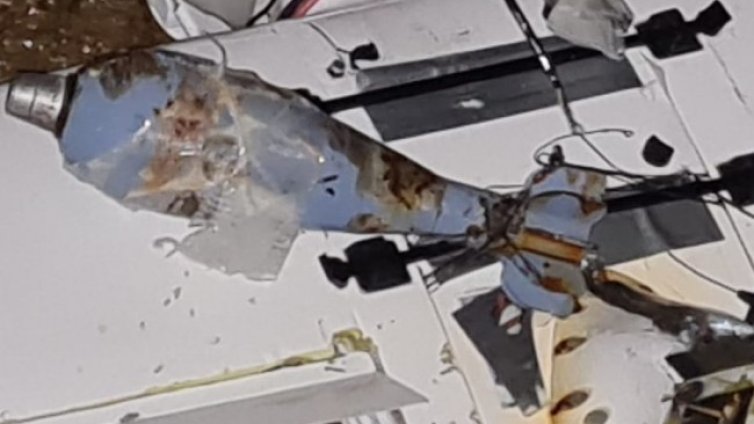 С тиксо била залепена бомбата към дрона, намерен до Тюленово