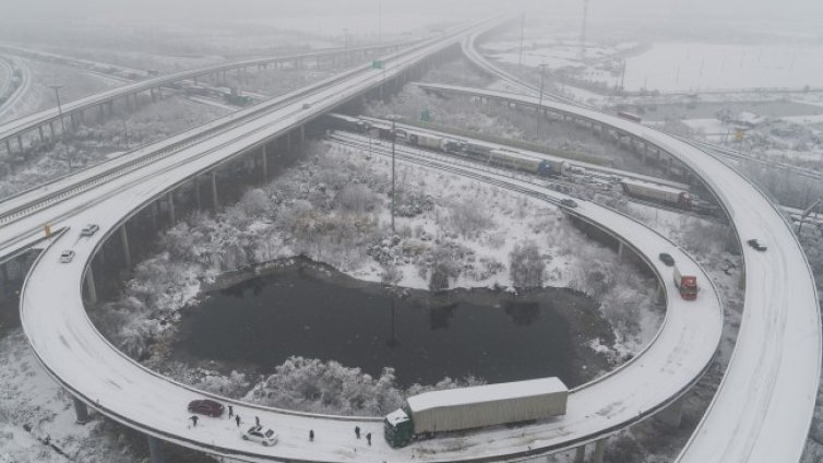 Смразяващите -52,3&deg;C измериха в град в Китай