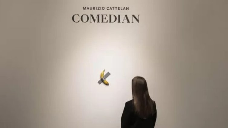 Посетител в музей пак изяде банана за 6 млн. долара 