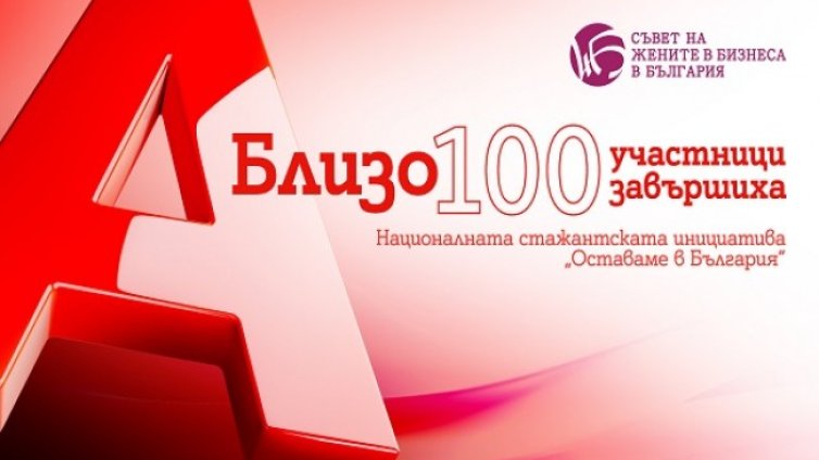 Завърши шестото издание на Националната стажантска инициатива на Съвета на жените в бизнеса в България, подкрепено от А1