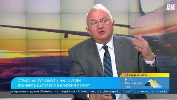Драганов: Ситуацията в туризма е много спокойна, България е сигурна дестинация