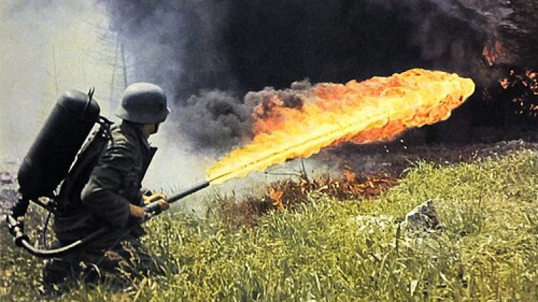 Корейка тръгна да убива хлебарка с огнепръскачка и подпали блока