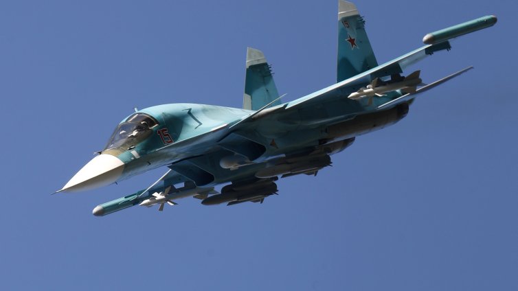 Украинските ВВС са свалили руски Су-34 над Запорожка област