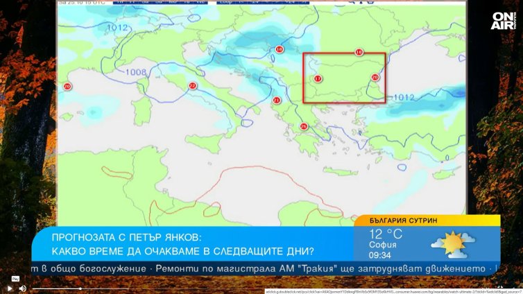 Идва чувствително захлаждане в началото на следващата седмица