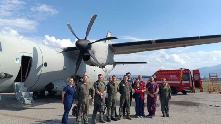 Три деца отлетяха спешно със спартана за трансплантации