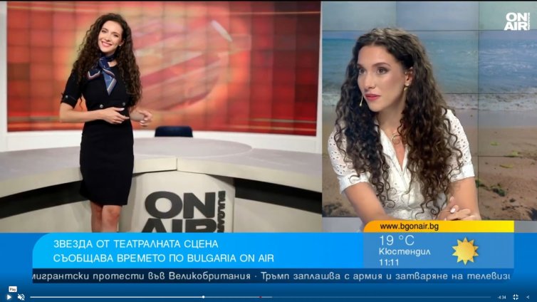 Пътят на актрисата Иоанна-Микаела към телевизията и времето