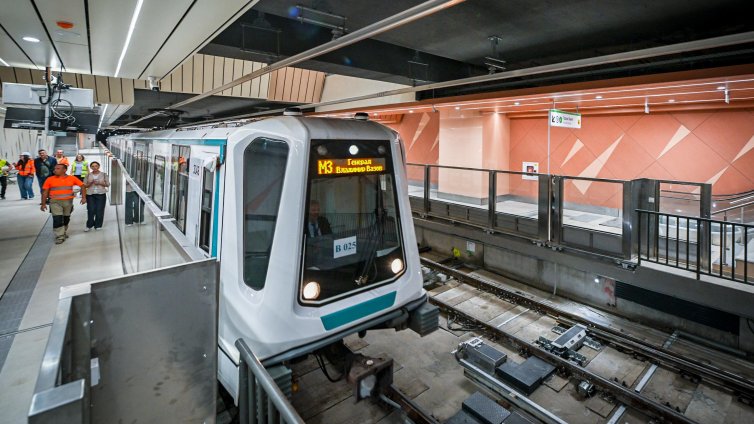 В София пускат в експлоатация нов метроучастък